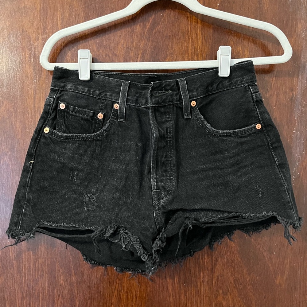 Levi’s 501 Black Shorts